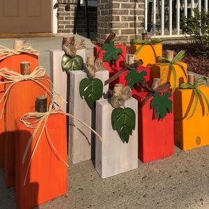 Solid Wooden Pumpkins for any Season!!!